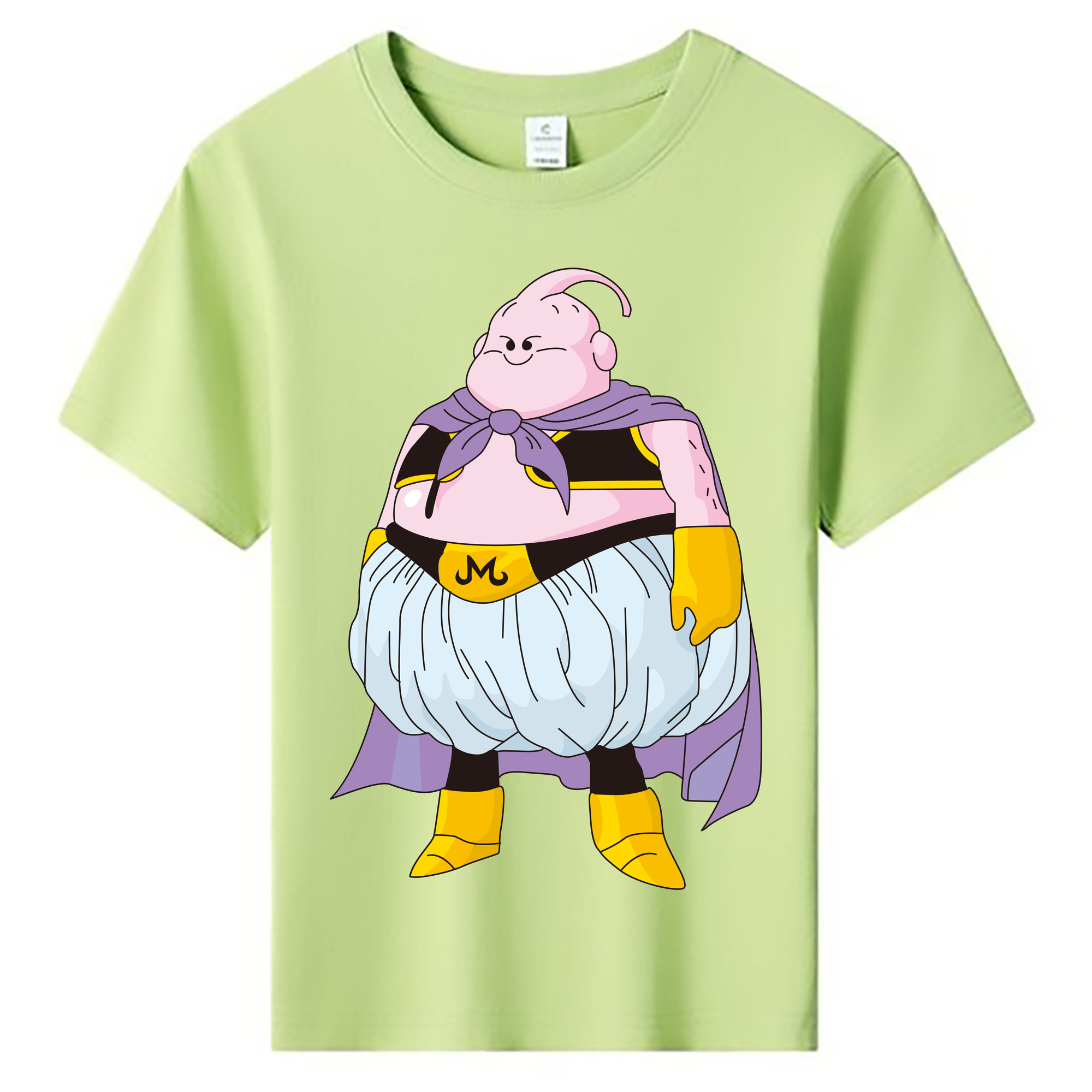 （画像用） ドラゴンボール 魔人ブウ DRAGON BALL Majin Buu 綿100％キッズTシャツ（フロントプリント）